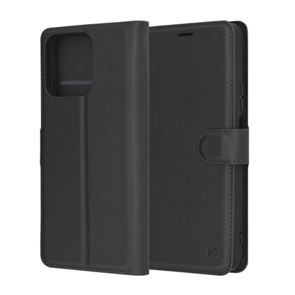 Futrola za Honor X7c / 200 Smart, Techsuit, Leather Folio, Crna