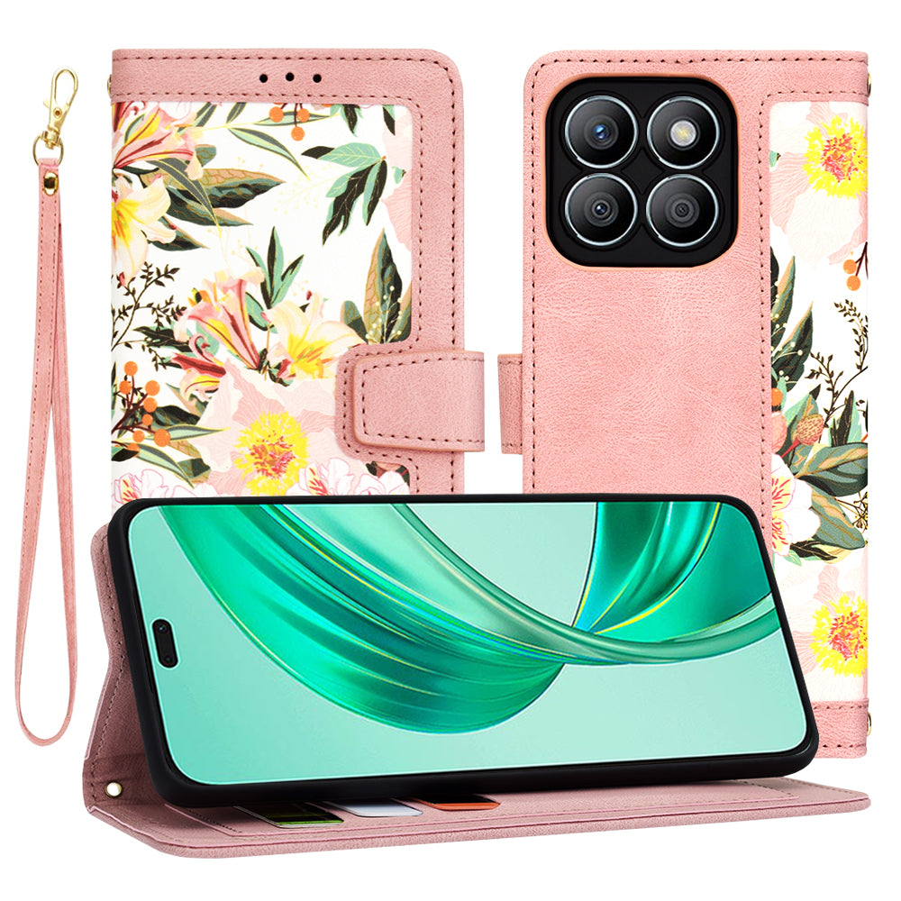 Futrola za Honor X8b, Techsuit, FlipCraft, Roze