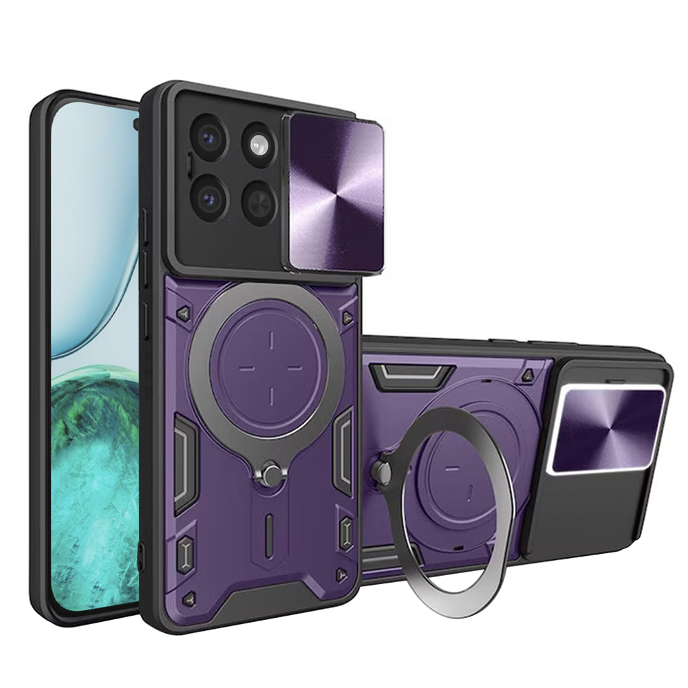 Futrola za Honor X8c, Techsuit, CamGuard Pro, Ljubičasta