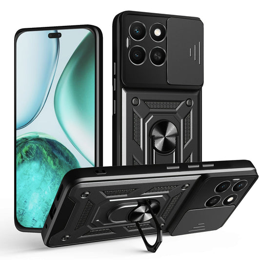 Futrola za Honor X8c, Techsuit, CamShield, Crna