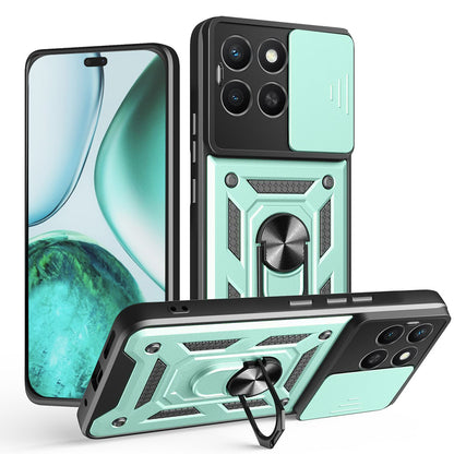 Futrola za Honor X8c, Techsuit, CamShield, Zelena