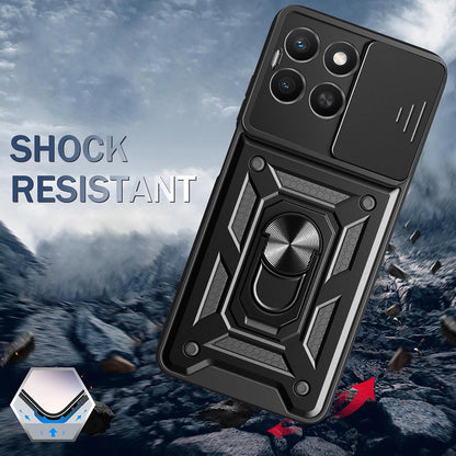 Futrola za Honor X8c, Techsuit, CamShield, Zelena