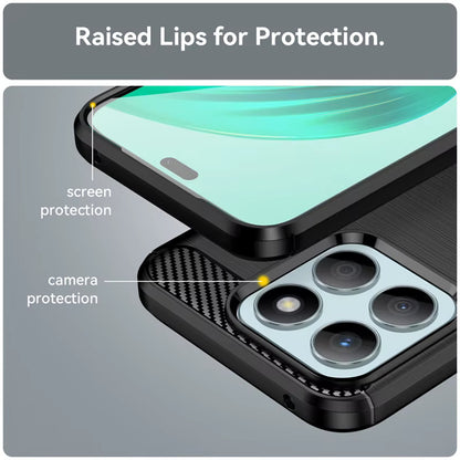Futrola za Honor X8c, Techsuit, Karbon, Plava