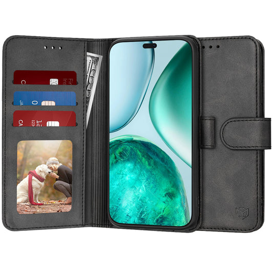 Futrola za Honor X8c, Techsuit, Diary Book, Crna