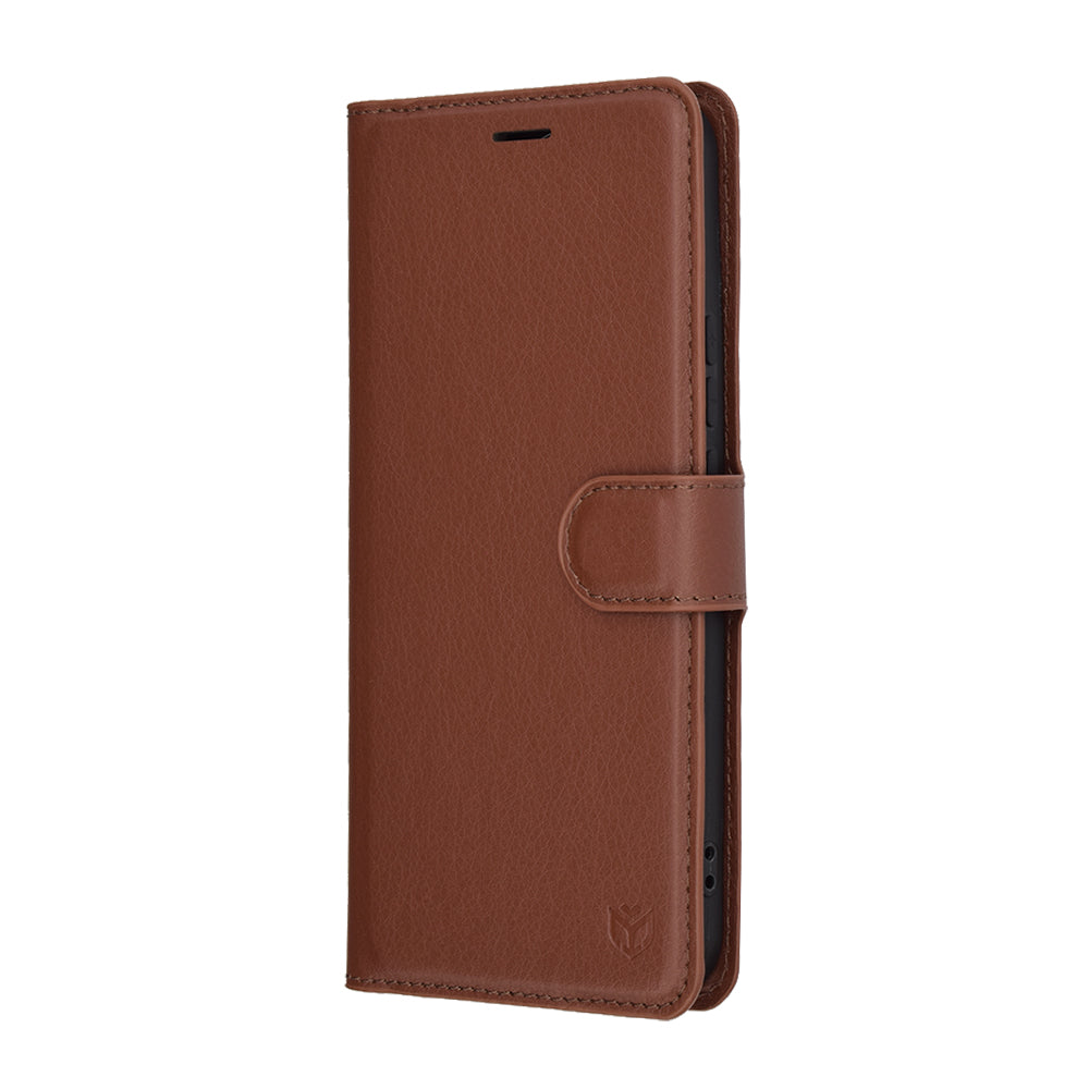 Futrola za Honor X8c, Techsuit, Leather Folio, Braon
