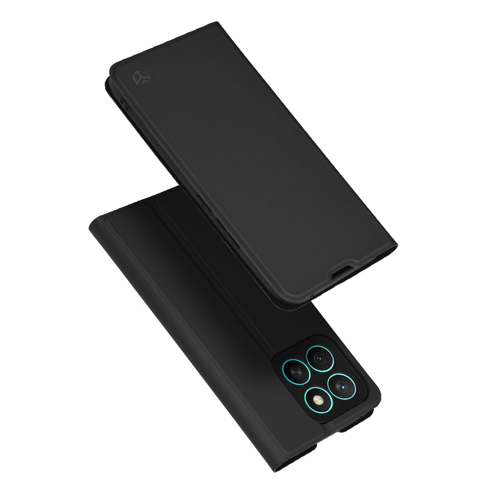 Futrola za Honor X8c, Techsuit, Magskin Book, Crna
