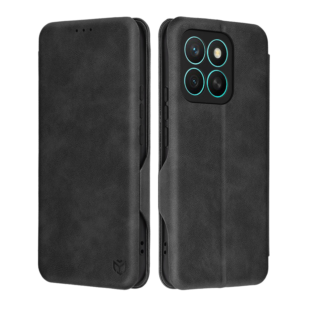 Futrola za Honor X8c, Techsuit, Safe Wallet Plus, Crna