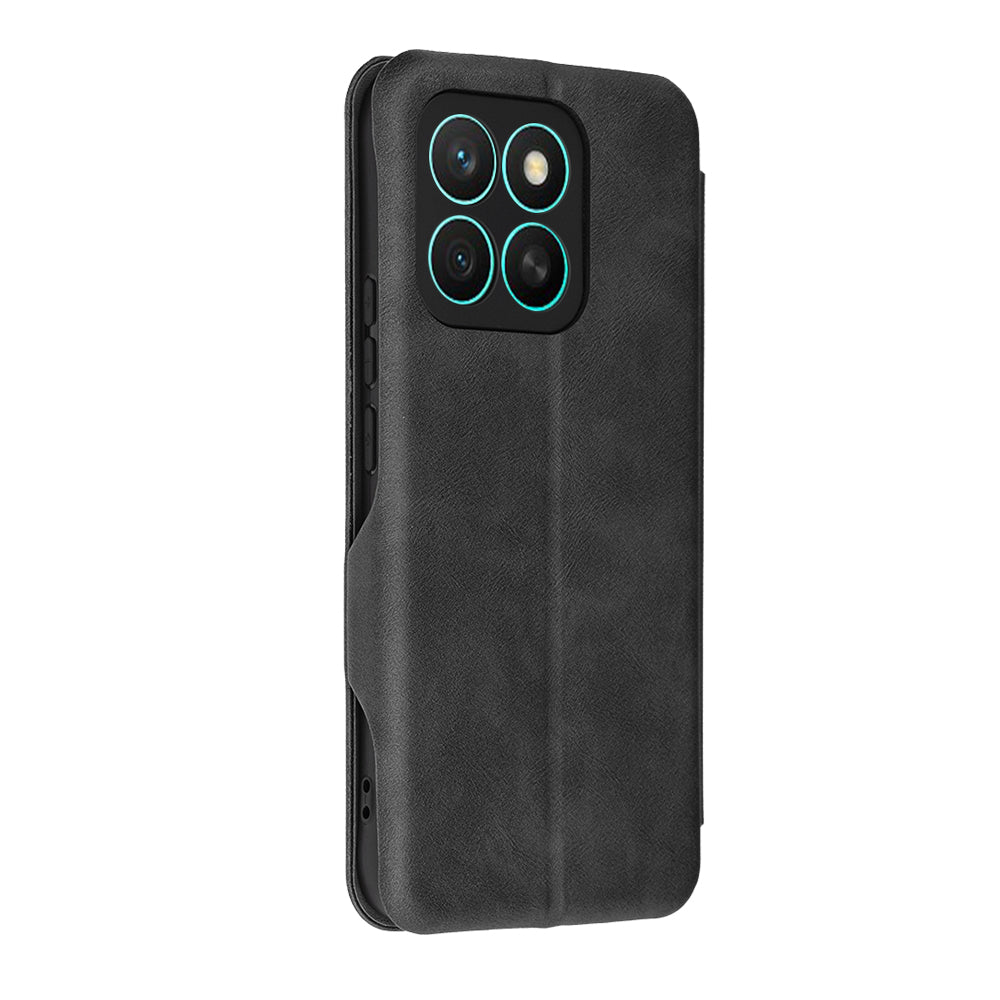 Futrola za Honor X8c, Techsuit, Safe Wallet Plus, Crna