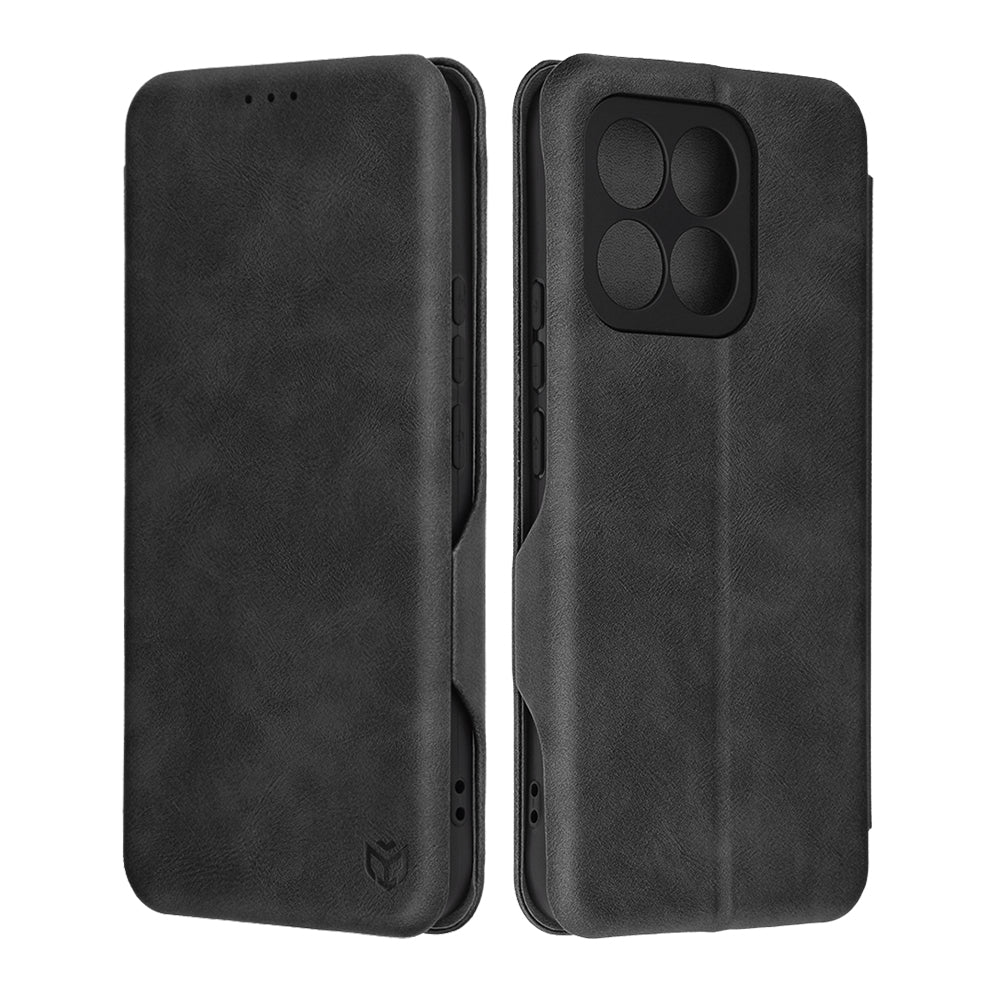 Futrola za Honor X8c, Techsuit, Safe Wallet Plus, Crna