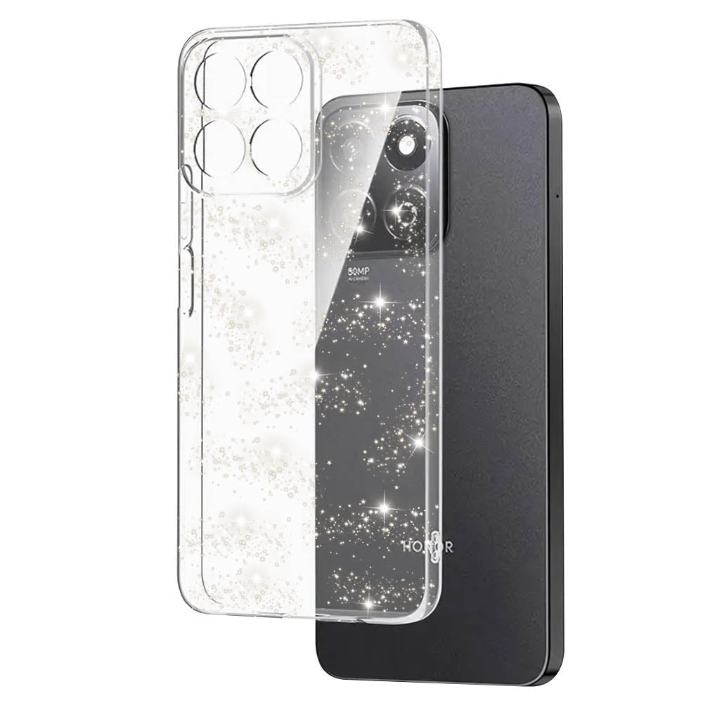 Futrola za Honor X8c, Techsuit, SparkleSkin, Providna