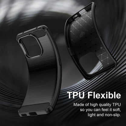 Futrola za Honor X8d, Techsuit, Karbon, Crna