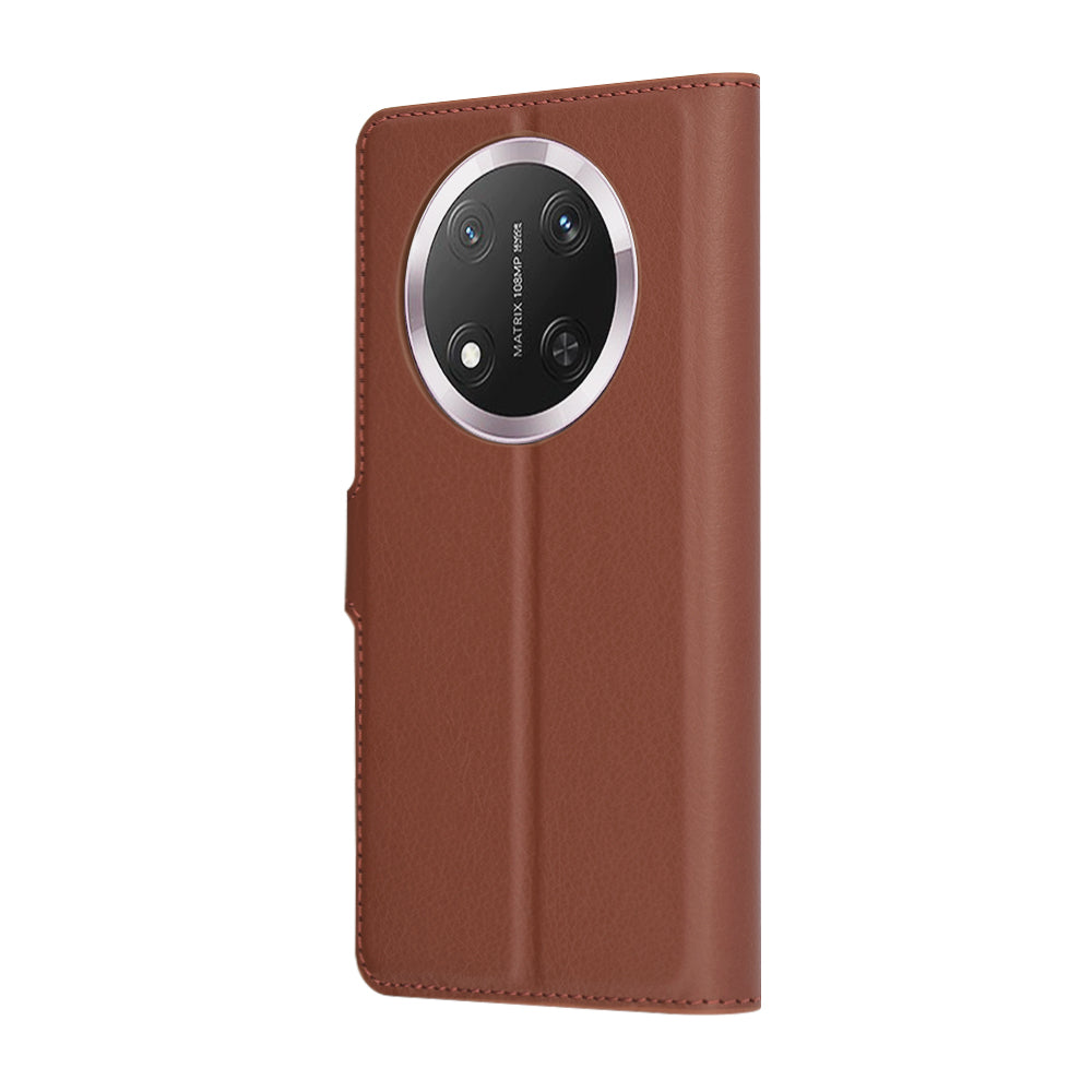 Futrola za Honor X9c / Magic7 Lite, Techsuit, Leather Folio, Braon