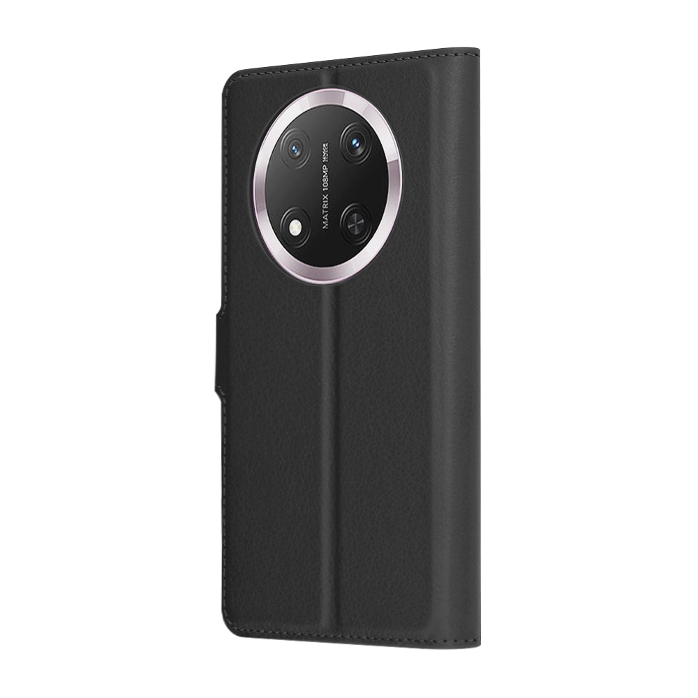 Futrola za Honor X9c / Magic7 Lite, Techsuit, Leather Folio, Crna