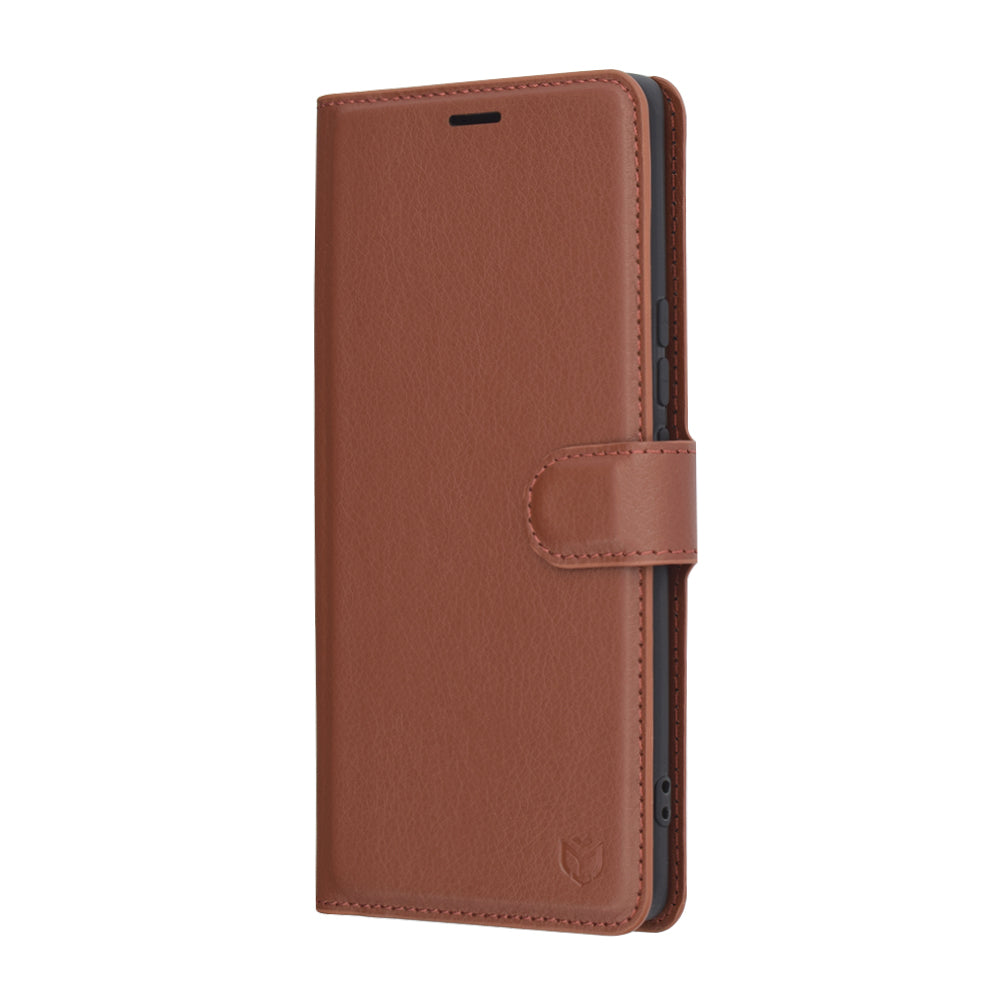 Futrola za Honor X9c / Magic7 Lite, Techsuit, Leather Folio, Braon