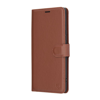 Futrola za Honor X9c / Magic7 Lite, Techsuit, Leather Folio, Braon