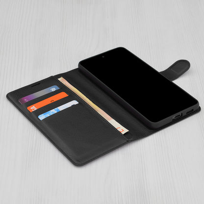 Futrola za Honor X9c / Magic7 Lite, Techsuit, Leather Folio, Crna