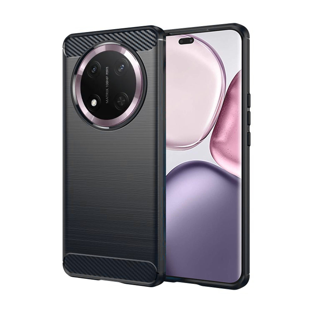 Futrola za Honor X9c / Magic7 Lite, Techsuit, Karbon, Crna