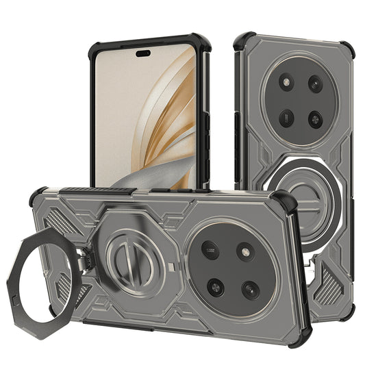 Futrola za Honor X9c / Magic7 Lite, Techsuit, Carbon Shield Pro, Dimljena