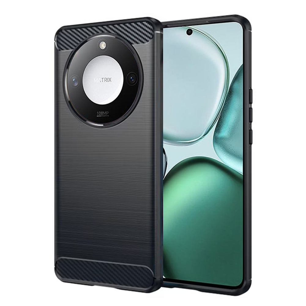 Futrola za Honor X9c Smart, Techsuit, Karbon, Crna
