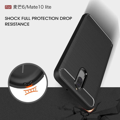 Futrola za Huawei Mate 10 Lite, Techsuit, Karbon, Crna