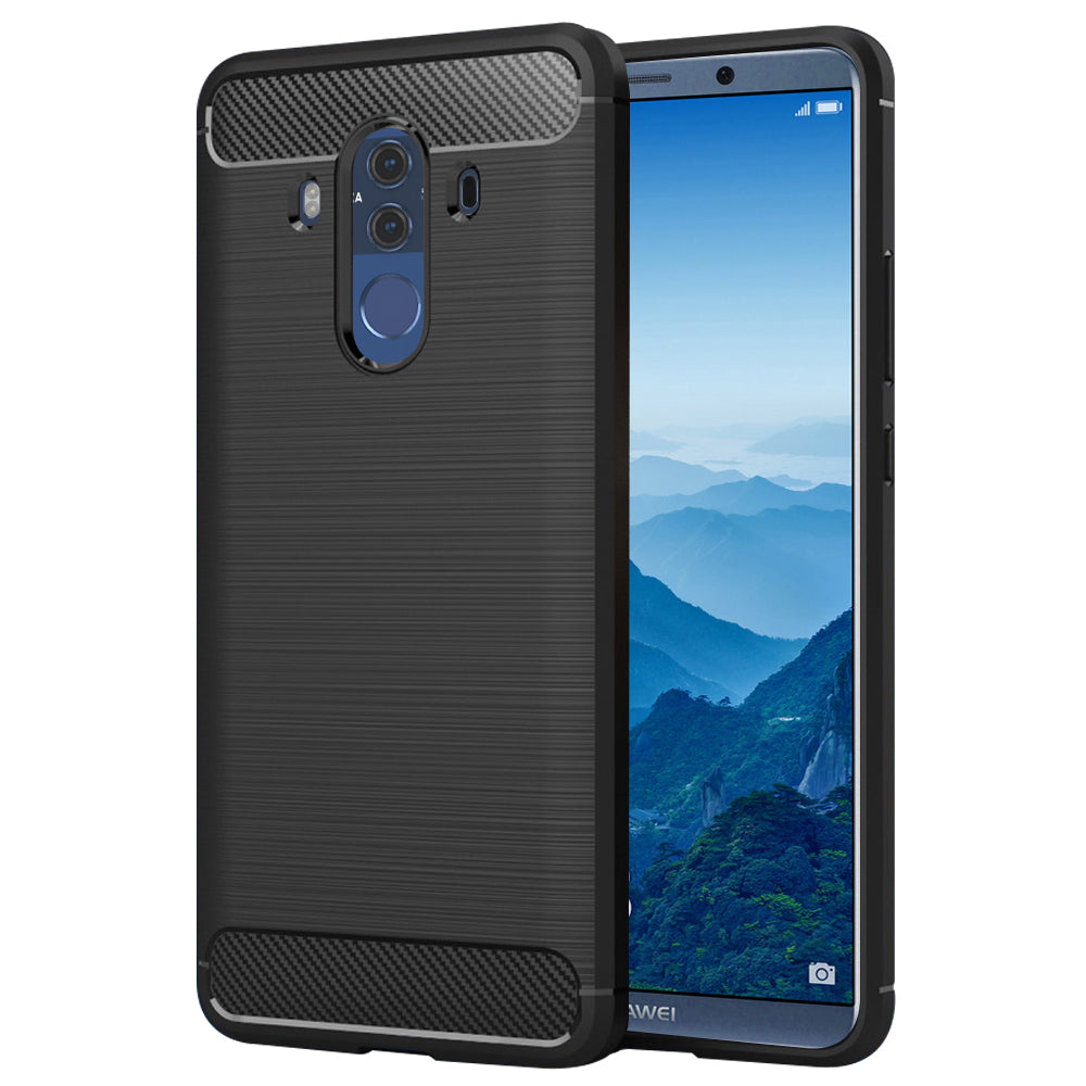 Futrola za Huawei Mate 10 Pro, Techsuit, Karbon, Crna
