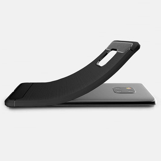 Futrola za Huawei Mate 20 Pro, Techsuit, Karbon, Crna