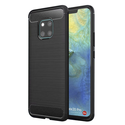 Futrola za Huawei Mate 20 Pro, Techsuit, Karbon, Crna