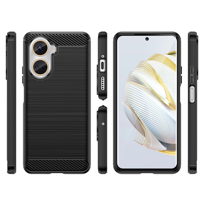Futrola za Huawei nova 10 SE, Techsuit, Karbon, Crna
