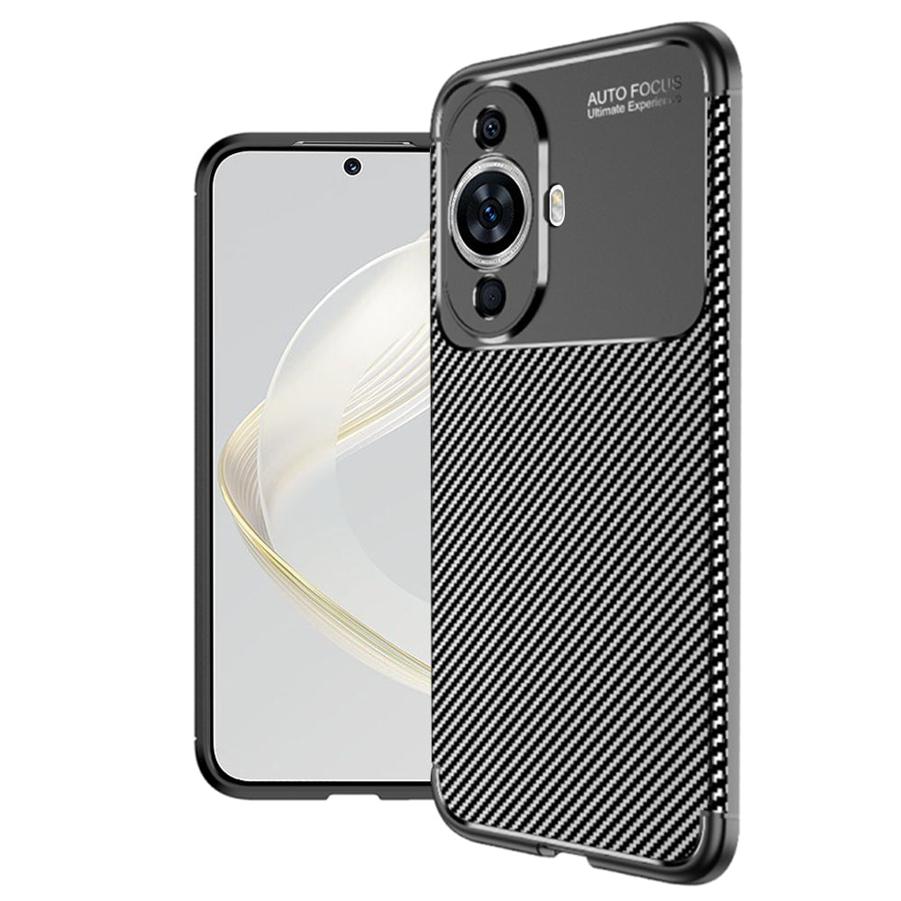 Futrola za Huawei nova 12s / nova 11, Techsuit, CarbonFiber, Crna