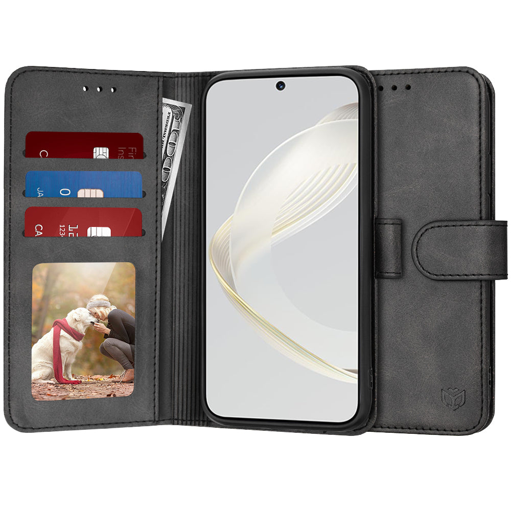 Futrola za Huawei nova 12s / nova 11, Techsuit, Diary Book, Crna