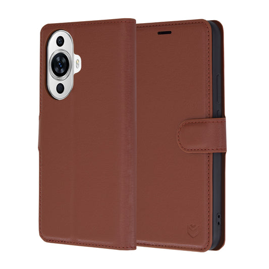Futrola za Huawei nova 12s / nova 11, Techsuit, Leather Folio, Braon
