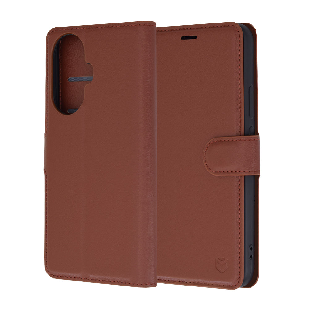 Futrola za Huawei nova 12s / nova 11, Techsuit, Leather Folio, Braon