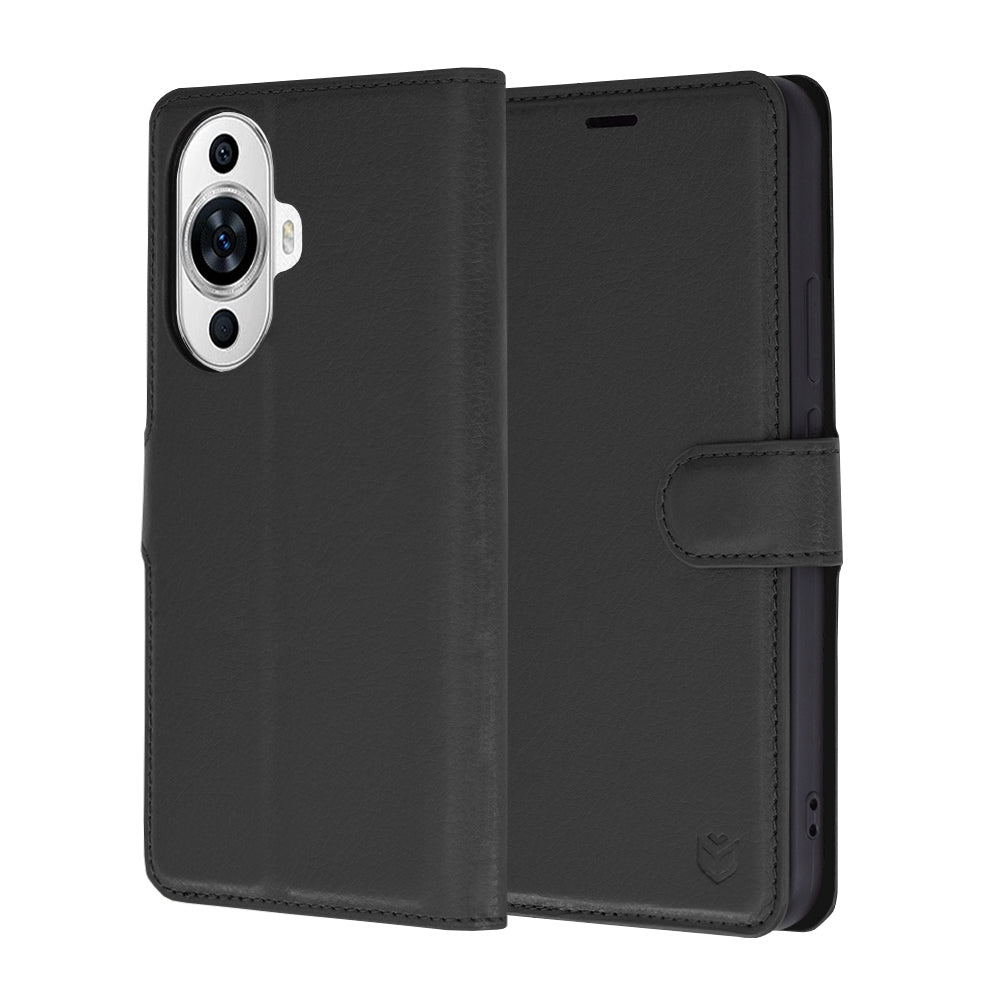 Futrola za Huawei nova 12s / nova 11, Techsuit, Leather Folio, Crna