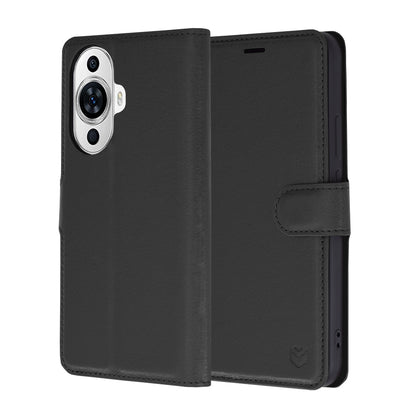 Futrola za Huawei nova 12s / nova 11, Techsuit, Leather Folio, Crna