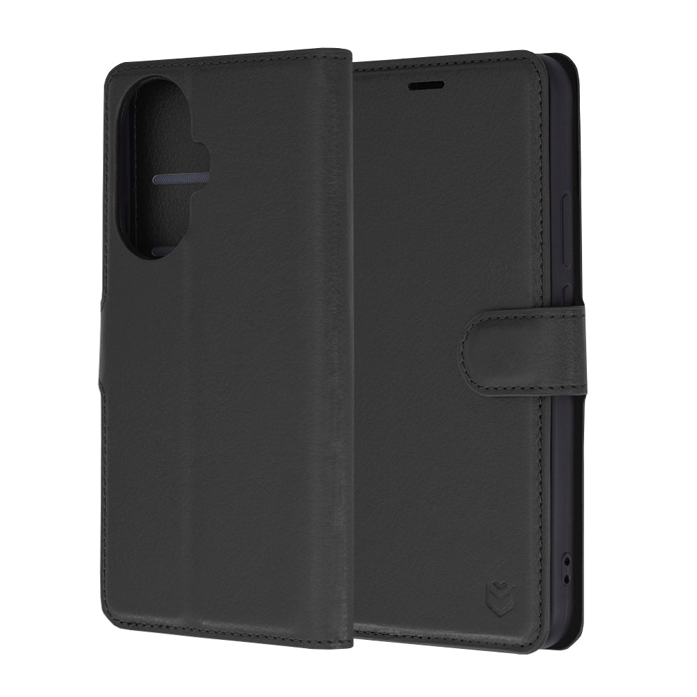 Futrola za Huawei nova 12s / nova 11, Techsuit, Leather Folio, Crna