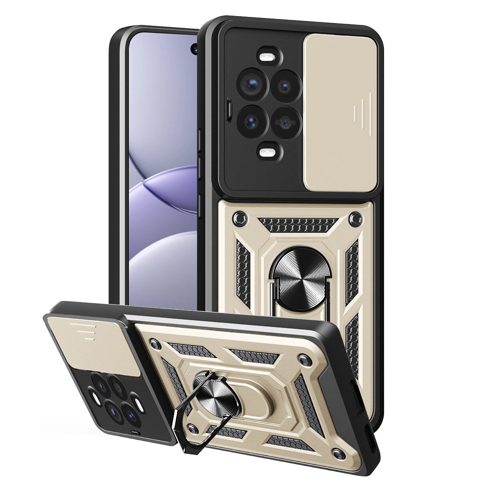 Futrola za Huawei nova 13 Pro, Techsuit, CamShield, Zlatna