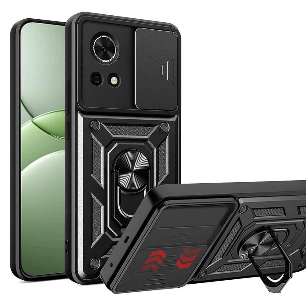Futrola za Huawei nova 13, Techsuit, CamShield, Crna