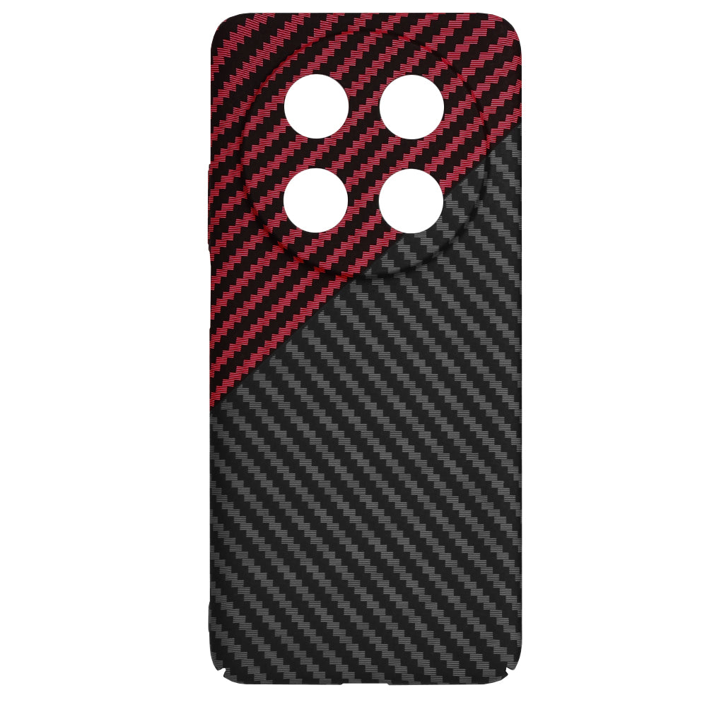 Futrola za Huawei nova 13i / nova 12i, Techsuit, Carbonite FiberShell, Crno Crvena