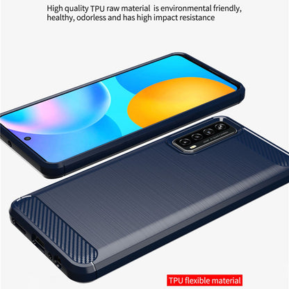 Futrola za Huawei P smart 2021, Techsuit, Karbon, Crna
