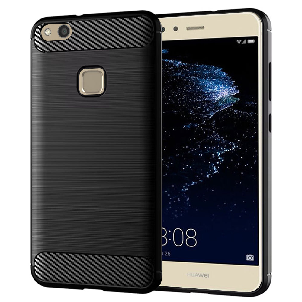 Futrola za Huawei P10 Lite, Techsuit, Karbon, Crna