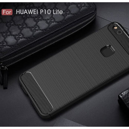 Futrola za Huawei P10 Lite, Techsuit, Karbon, Crna