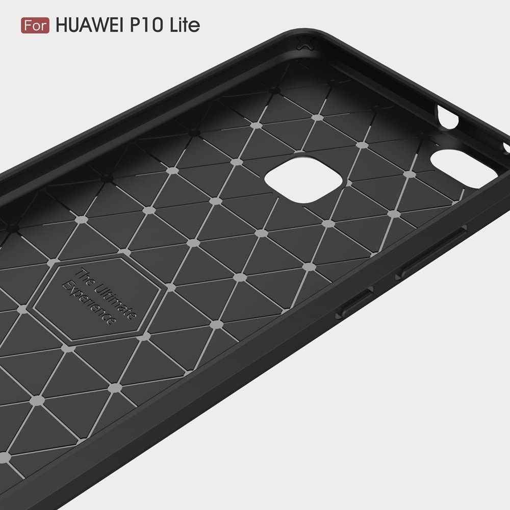 Futrola za Huawei P10 Lite, Techsuit, Karbon, Crna