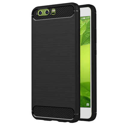 Futrola za Huawei P10, Techsuit, Karbon, Crna