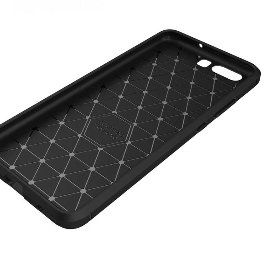 Futrola za Huawei P10, Techsuit, Karbon, Crna