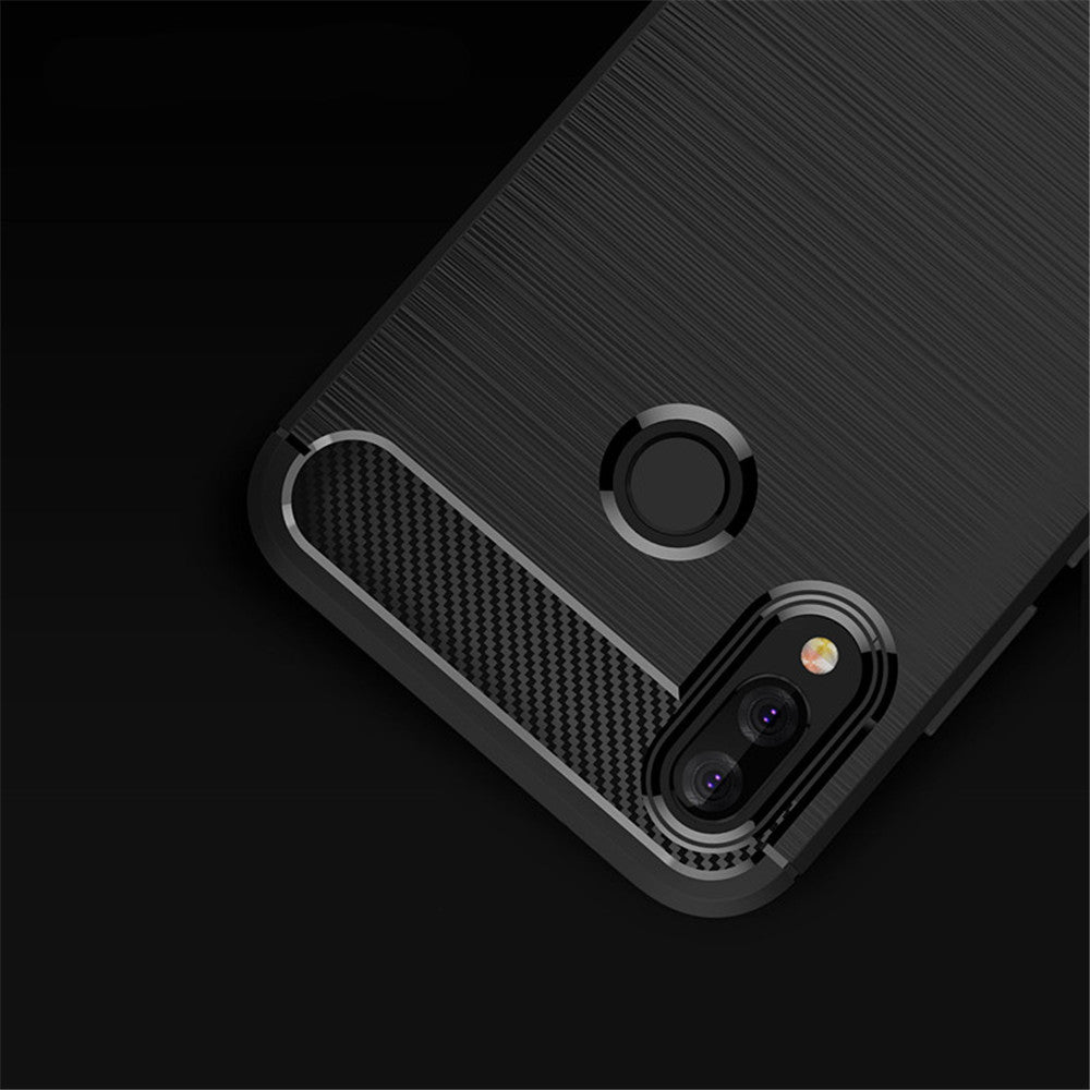 Futrola za Huawei P20 Lite, Techsuit, Karbon, Crna