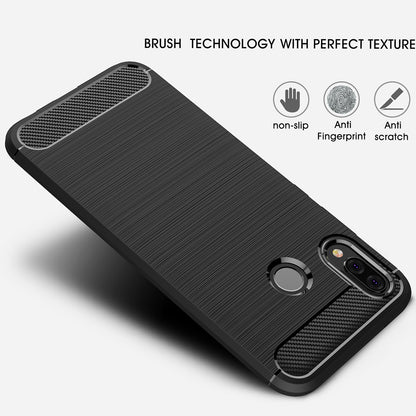 Futrola za Huawei P20 Lite, Techsuit, Karbon, Crna