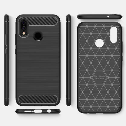 Futrola za Huawei P20 Lite, Techsuit, Karbon, Crna