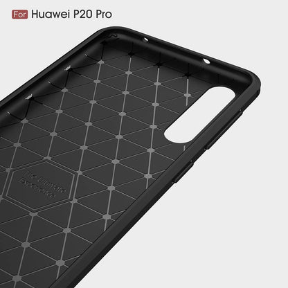 Futrola za Huawei P20 Pro, Techsuit, Karbon, Crna