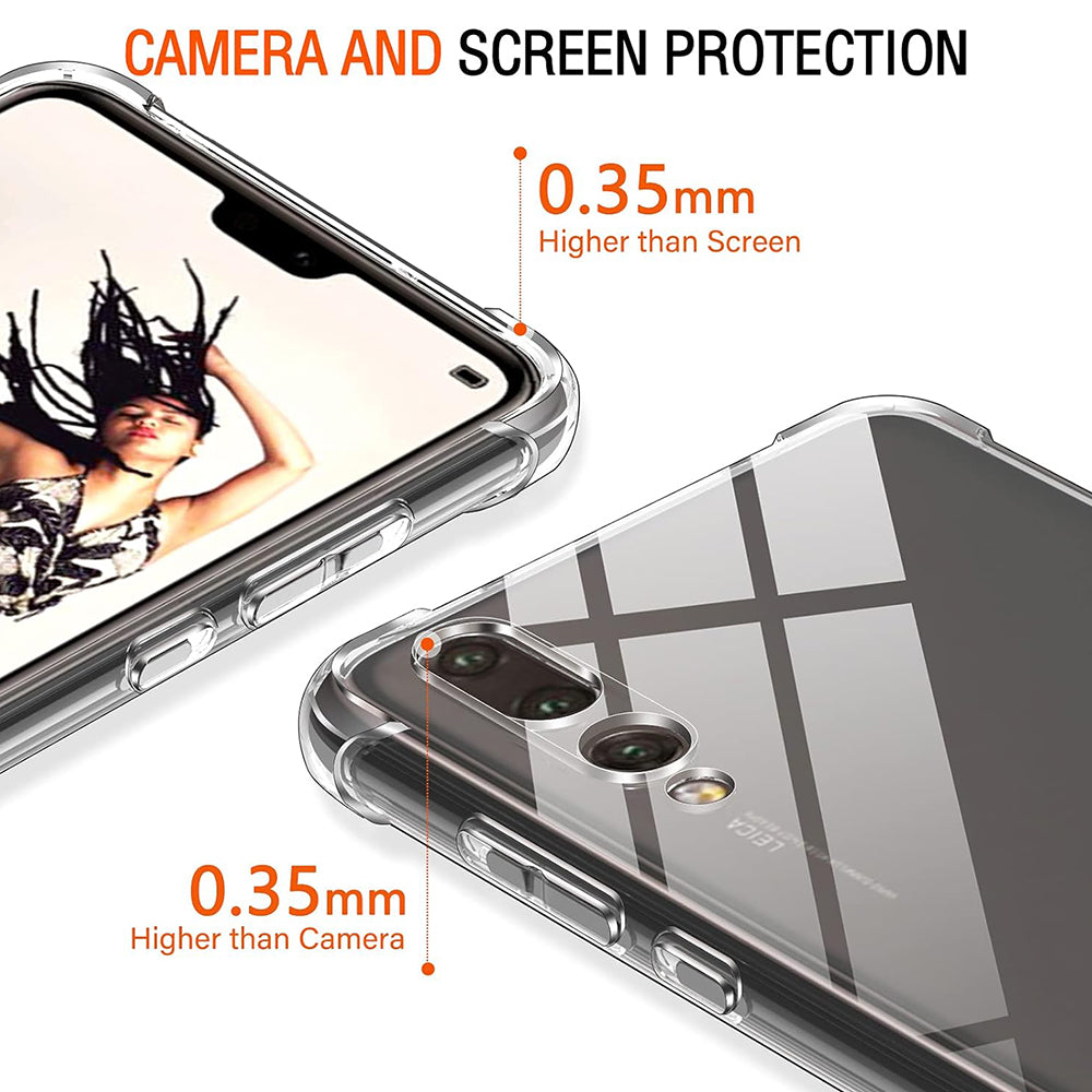 Futrola za Huawei P20 Pro, Techsuit, Shockproof Clear, Providna