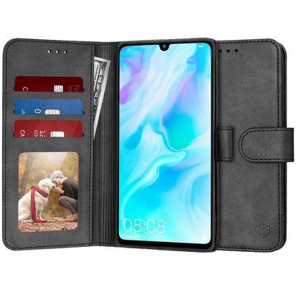 Futrola za Huawei P30 lite New Edition / P30 lite, Techsuit, Diary Book, Crna